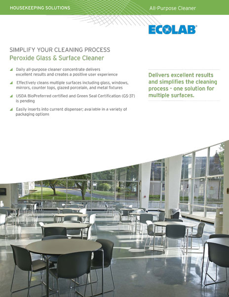 FACILIPRO Peroxide Glass and Surface Cleaner