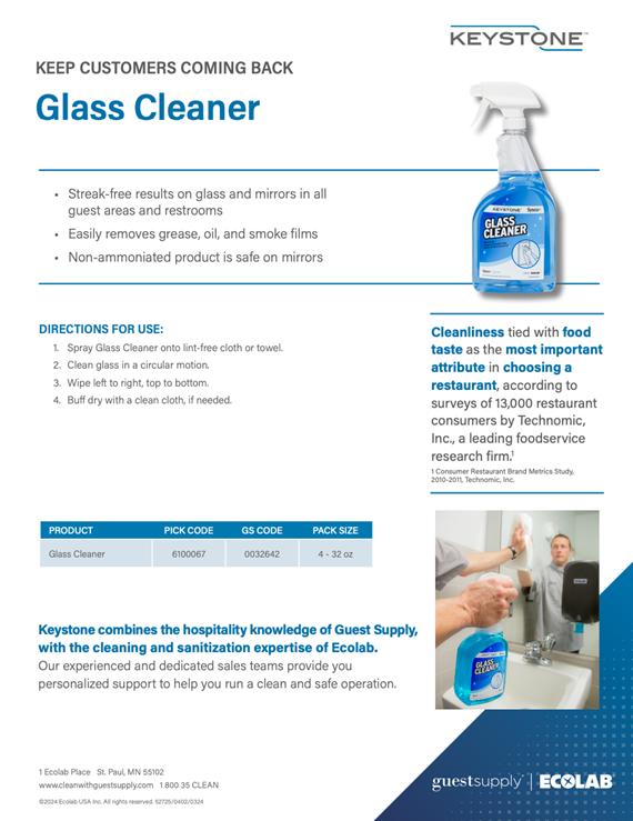 Keystone Glass Cleaner
