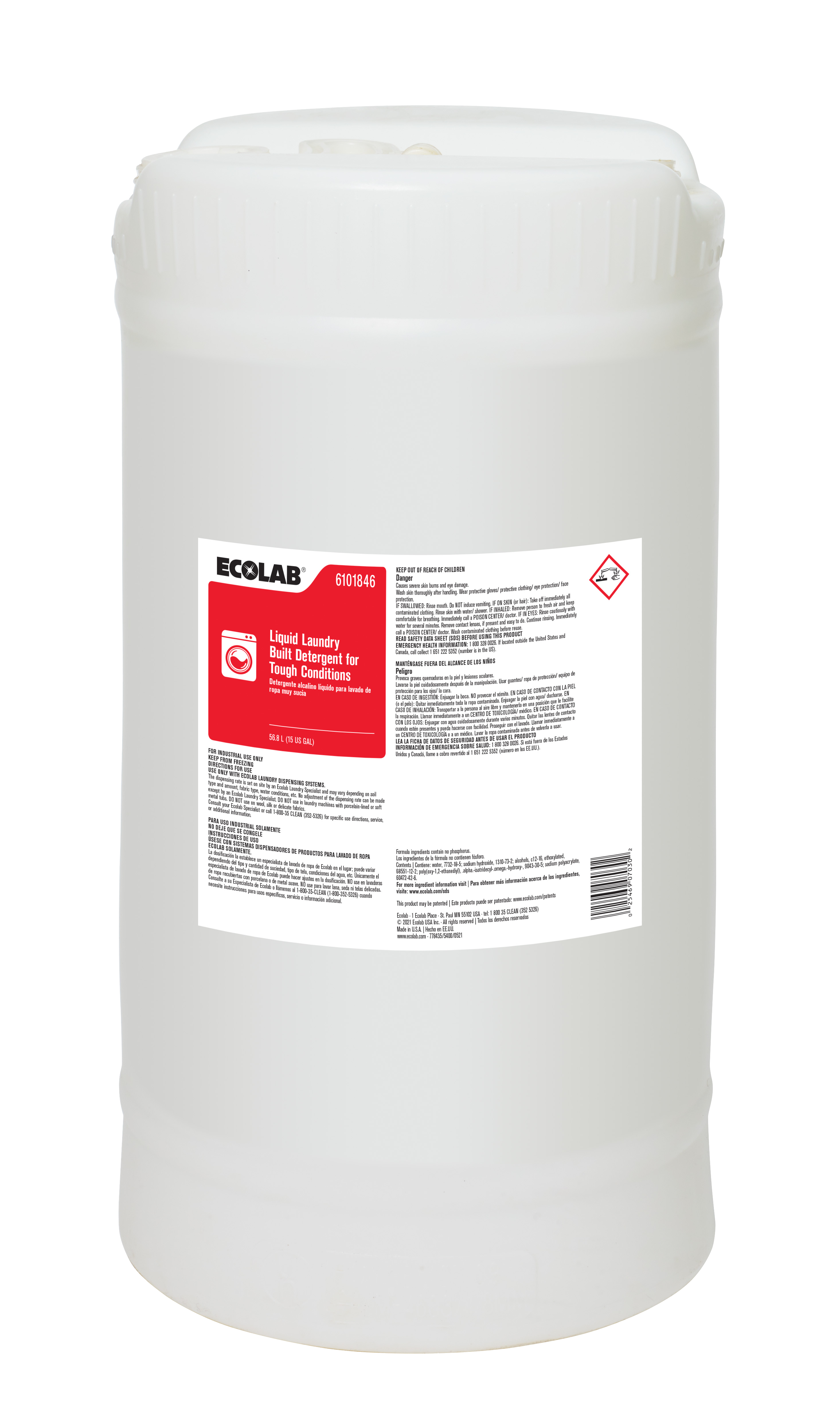 Liquid Laundry Built Detergent for Tough Conditions